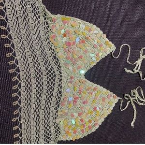 OHS crochet shirts 3 for 45 (light green/ gold/  pearl)